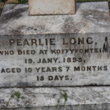 LONG Pearlie -1899