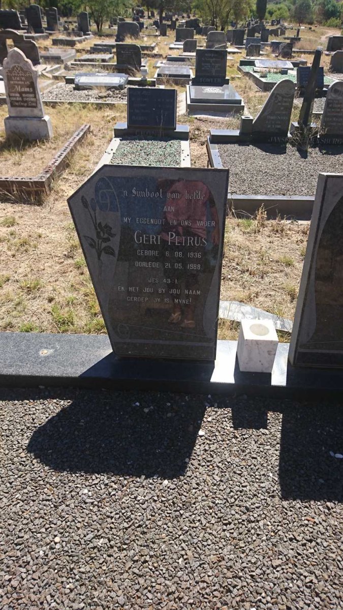 LAMPRECHT Gert Petrus 1936-1988