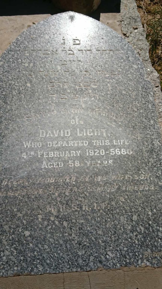 LIGHT David -1920