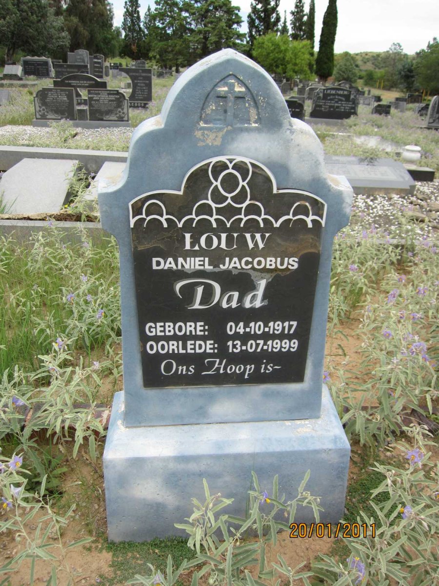 LOUW Daniel Jacobus 1917-1999