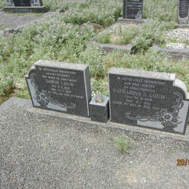 LOUW Dawid  1892-1962 &amp; Catharina S. 1896-1992