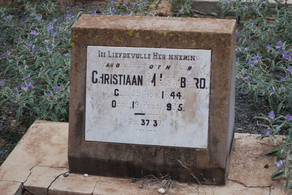 LOMBARD Christiaan M. 1844-1935