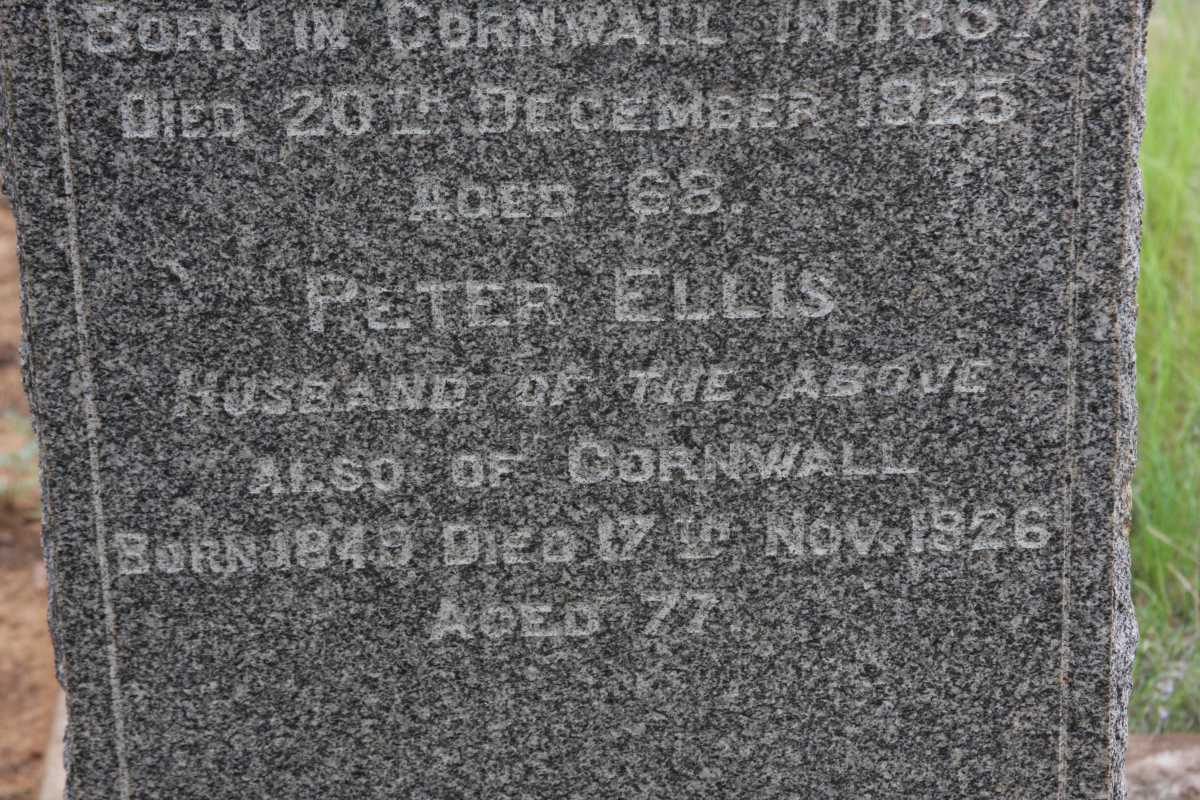 ELLIS Peter 1849-1926