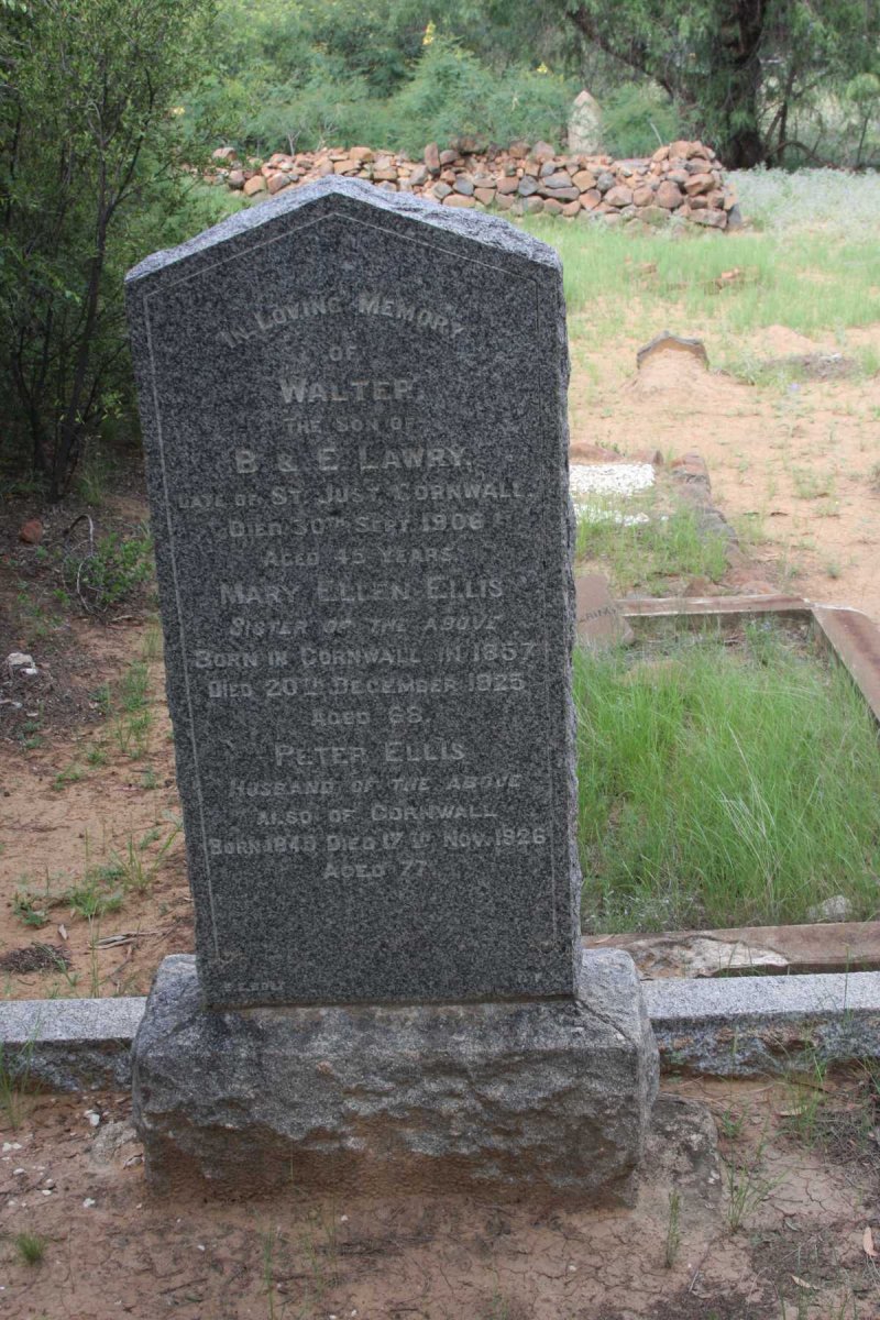 LAWRY Walter -1906 :: ELLIS Peter 1849-1926 &amp; Mary Ellen LAWRY 1857-1925