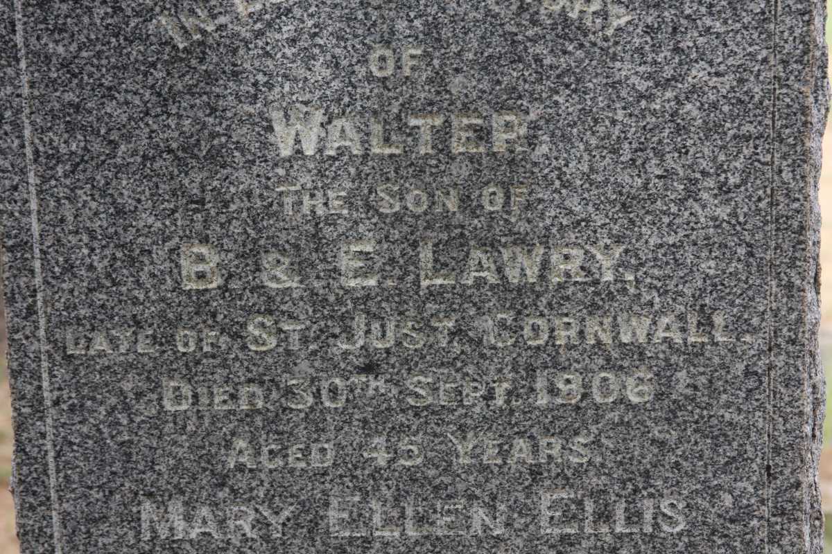 LAWRY Walter -1906