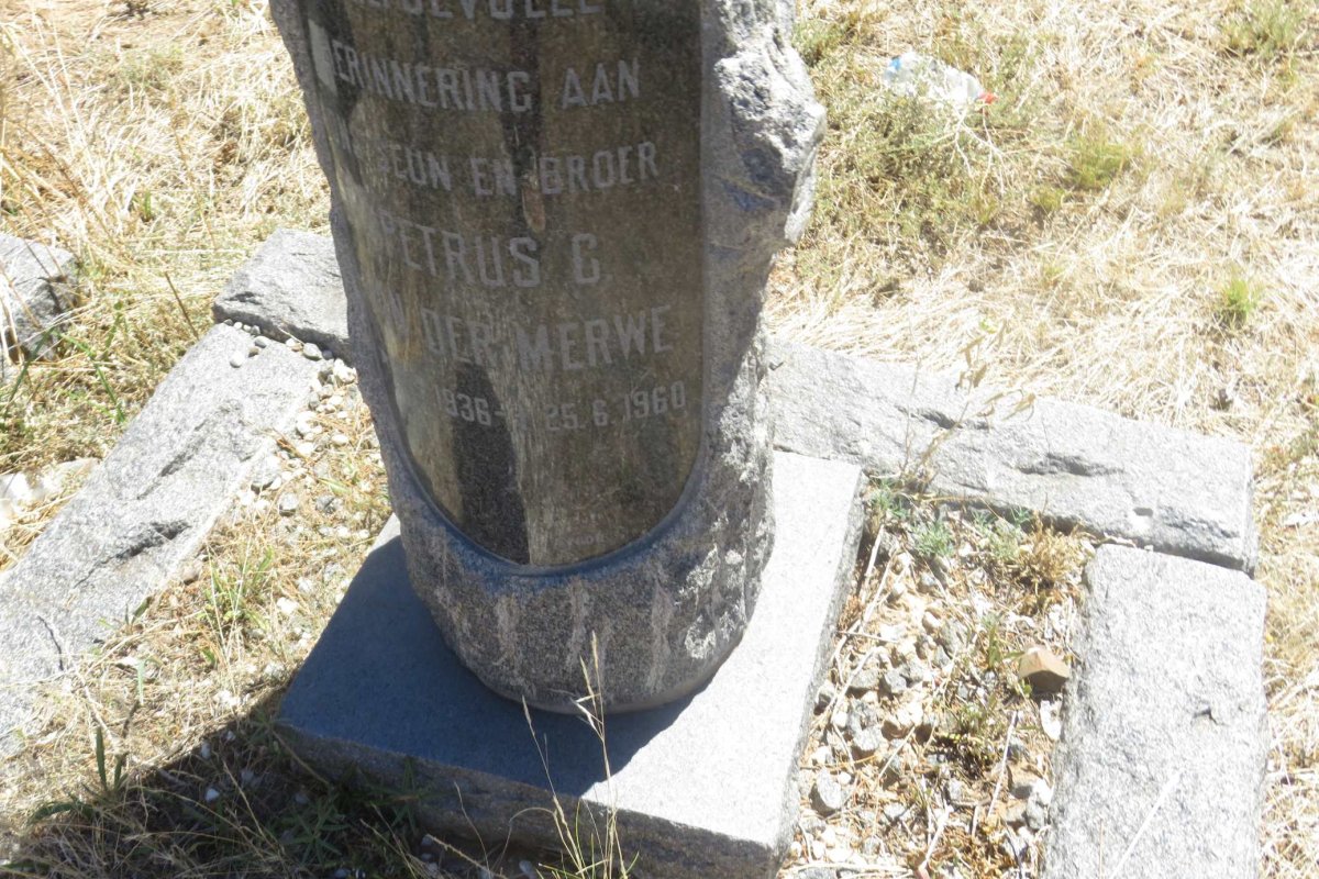 MERWE Petrus C., van der 1936-1960