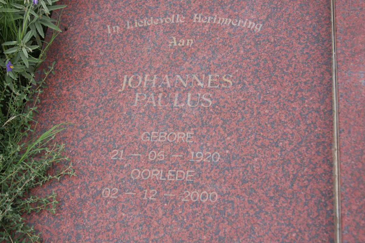 NEL Johannes Paulus 1920-2000