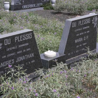 PLESSIS Andries Jonathan, du 1910-1985 &amp; Maria D.P. VAN TONDER 1923-