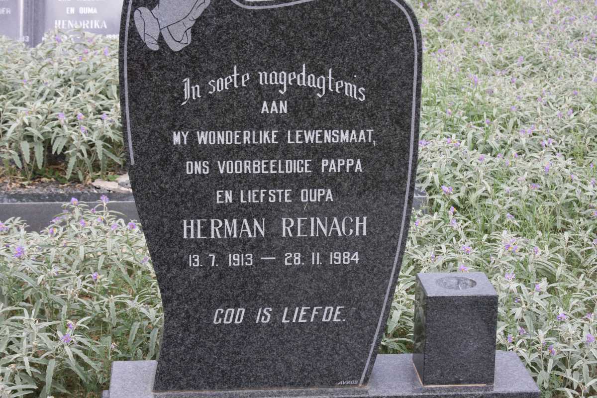 REINACH Herman 1913-1984