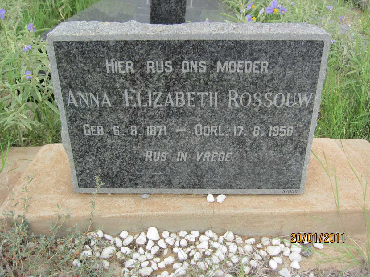 ROSSOUW Anna Elizabeth 1871-1956