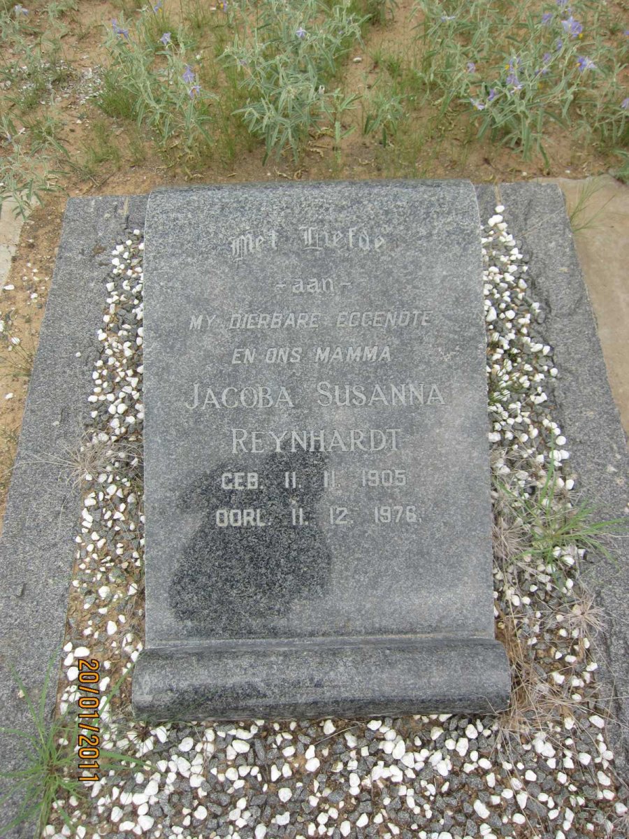 REYNHARDT Jacoba Susanna 1905-1976