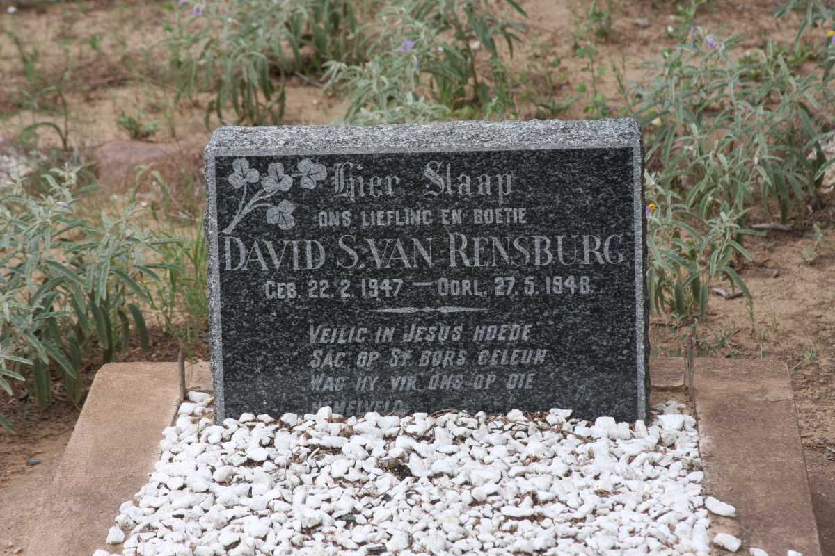 RENSBURG David S., van 1947-1948