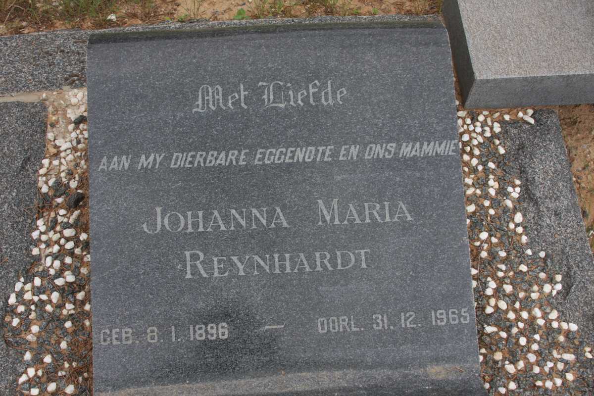 REYNHARDT Johanna Maria 1896-1965