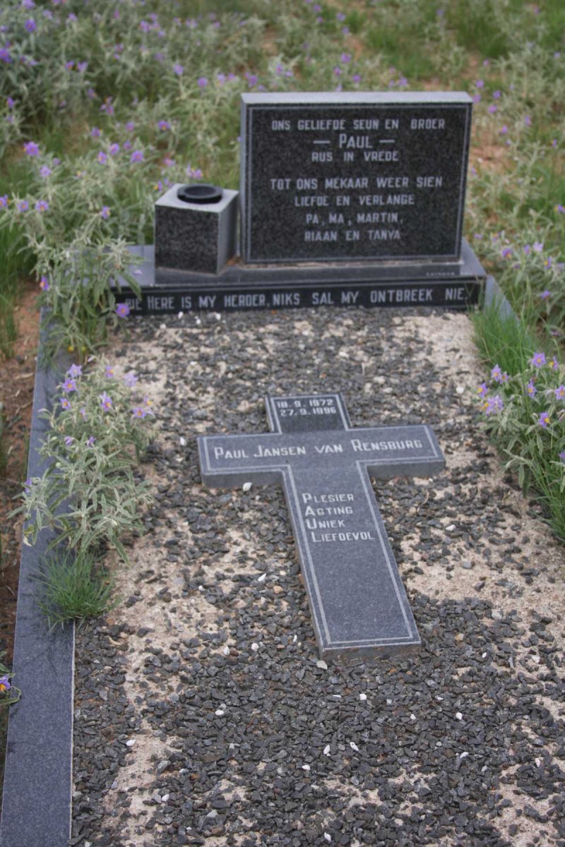 RENSBURG Paul, Jansen van 1972-1996