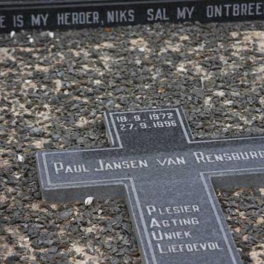 RENSBURG Paul, Jansen van 1972-1996
