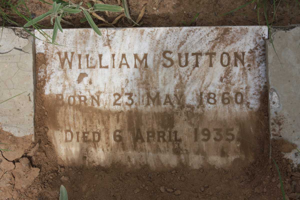 SUTTON William 1860-1935