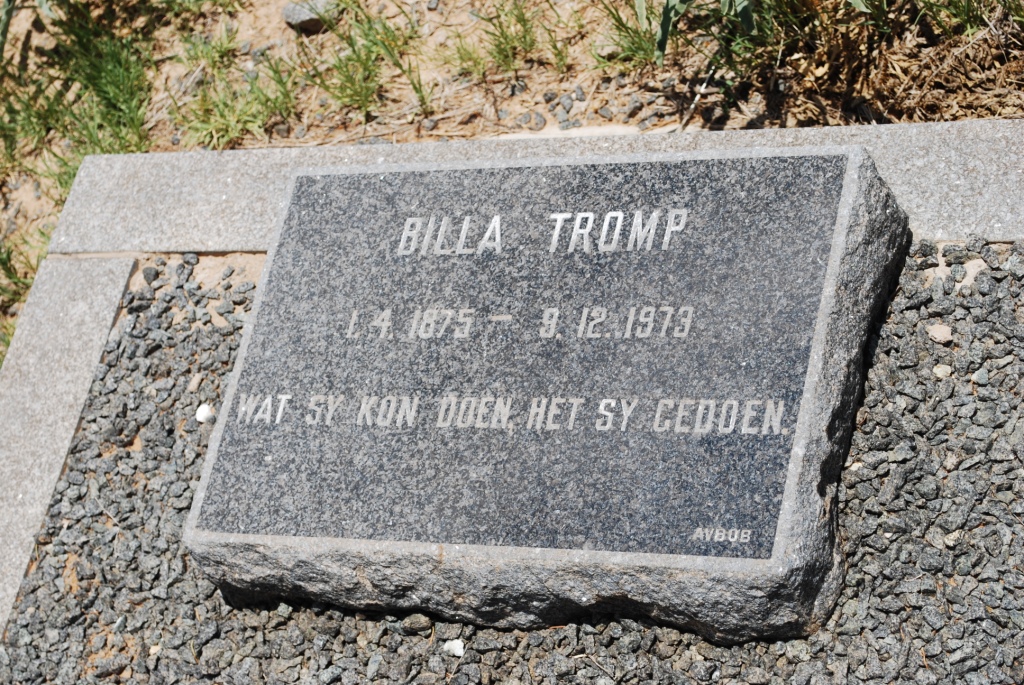 TROMP Billa 1875-1973