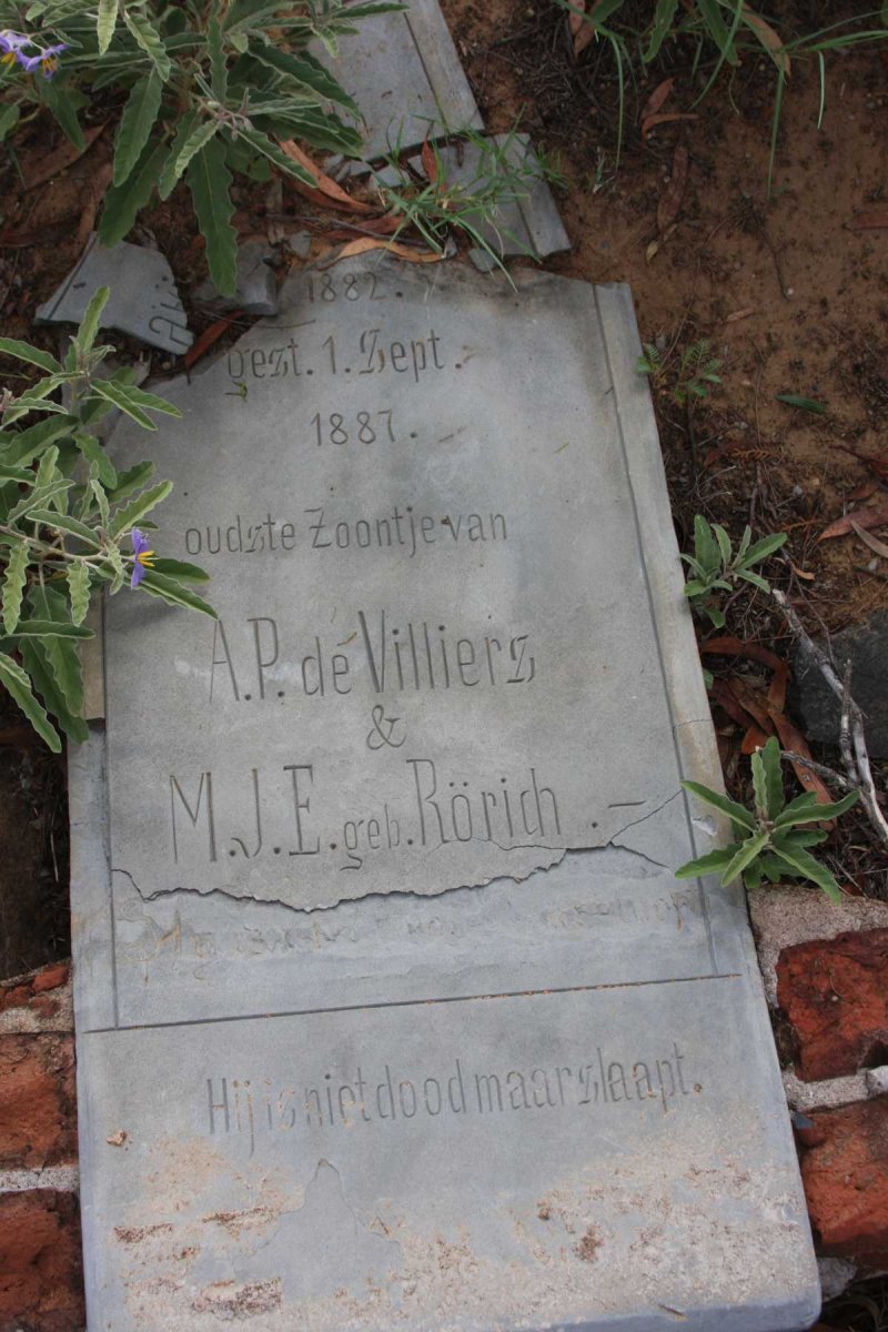 VILLIERS Boy, de 1882-1887