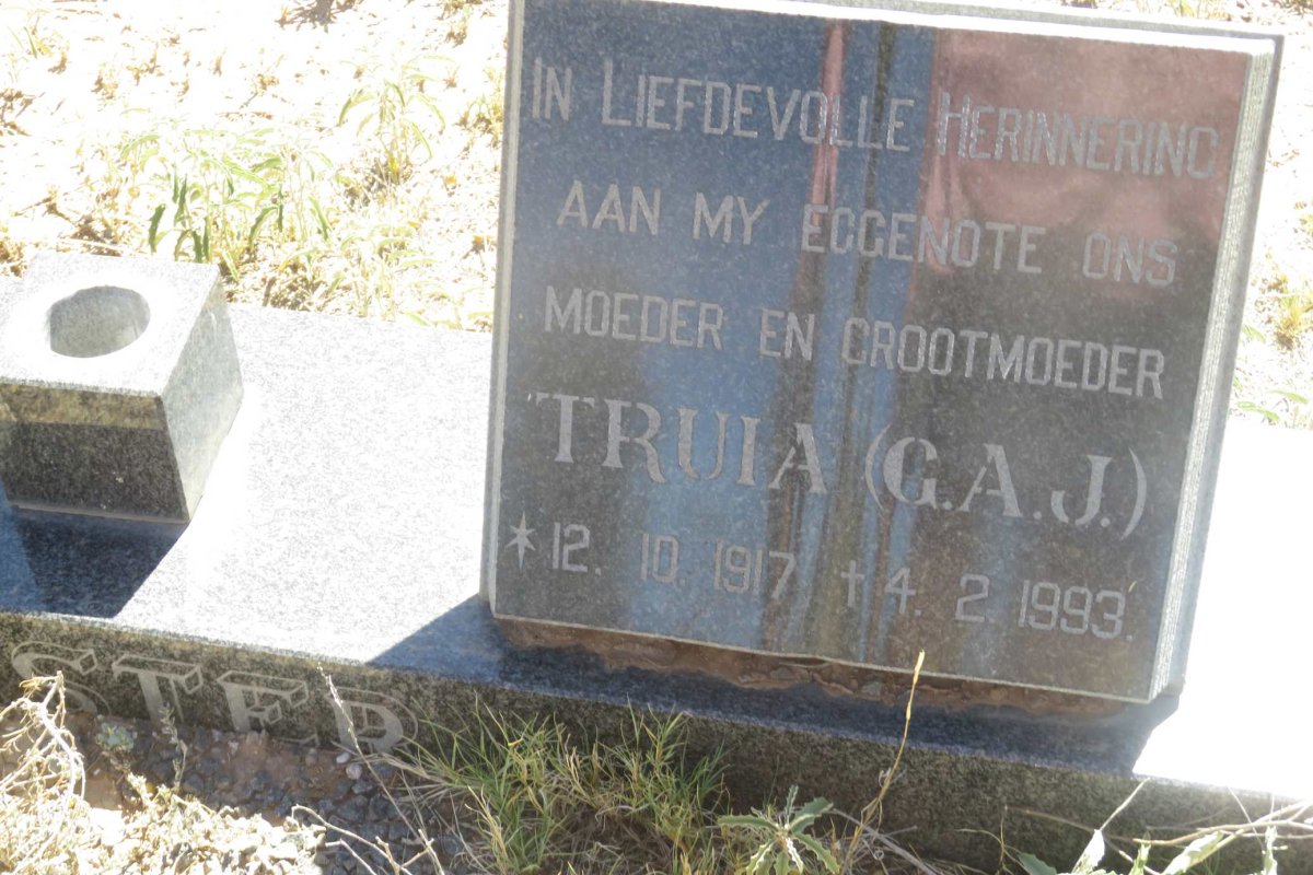 VORSTER G.A.J. 1917-1993