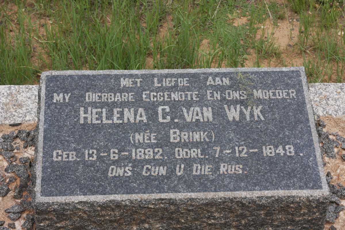 WYK Helena C., van nee BRINK 1892-1948