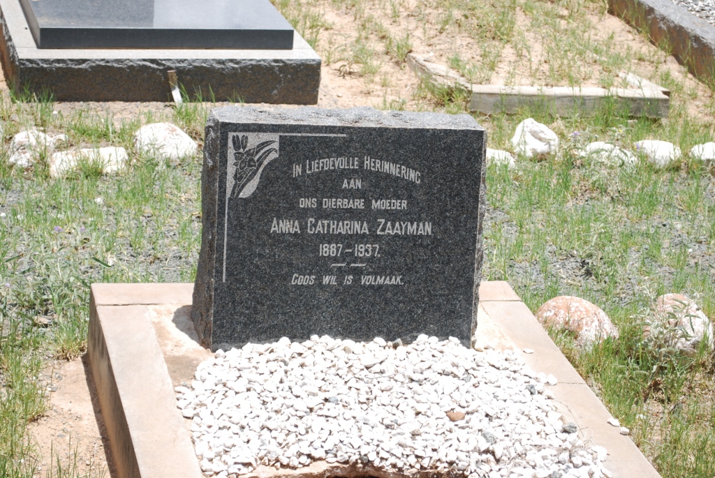 ZAAYMAN Anna Catharina 1887-1937