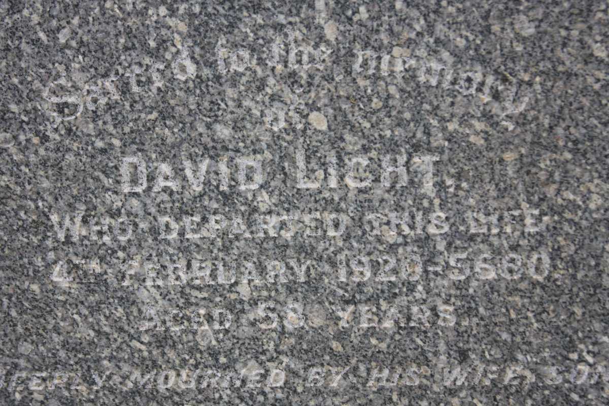 LIGHT David -1920