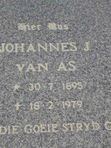 AS Johannes J., van 1895-1979
