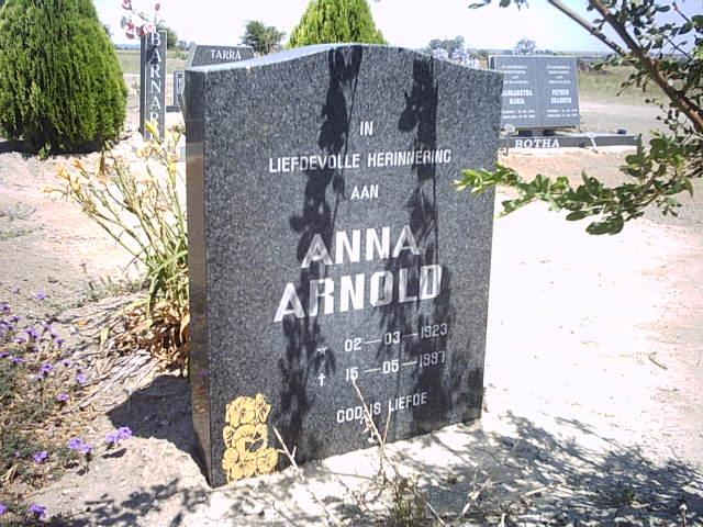 ARNOLD Anna 1923-1997