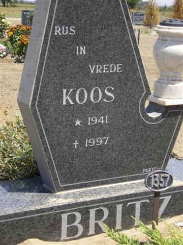 BRITZ Koos 1941-1997
