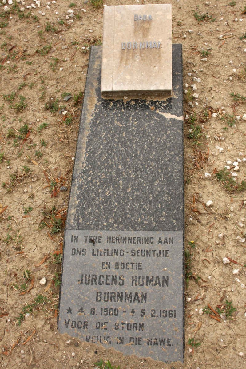 BORNMAN Jurgens Human 1960-1961