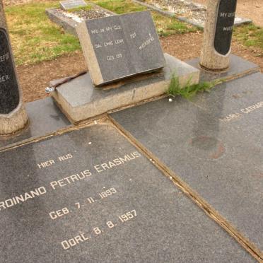 ERASMUS Ferdinand Petrus 1893-1957 &amp; Maria Catharina POTGIETER 1897-1967
