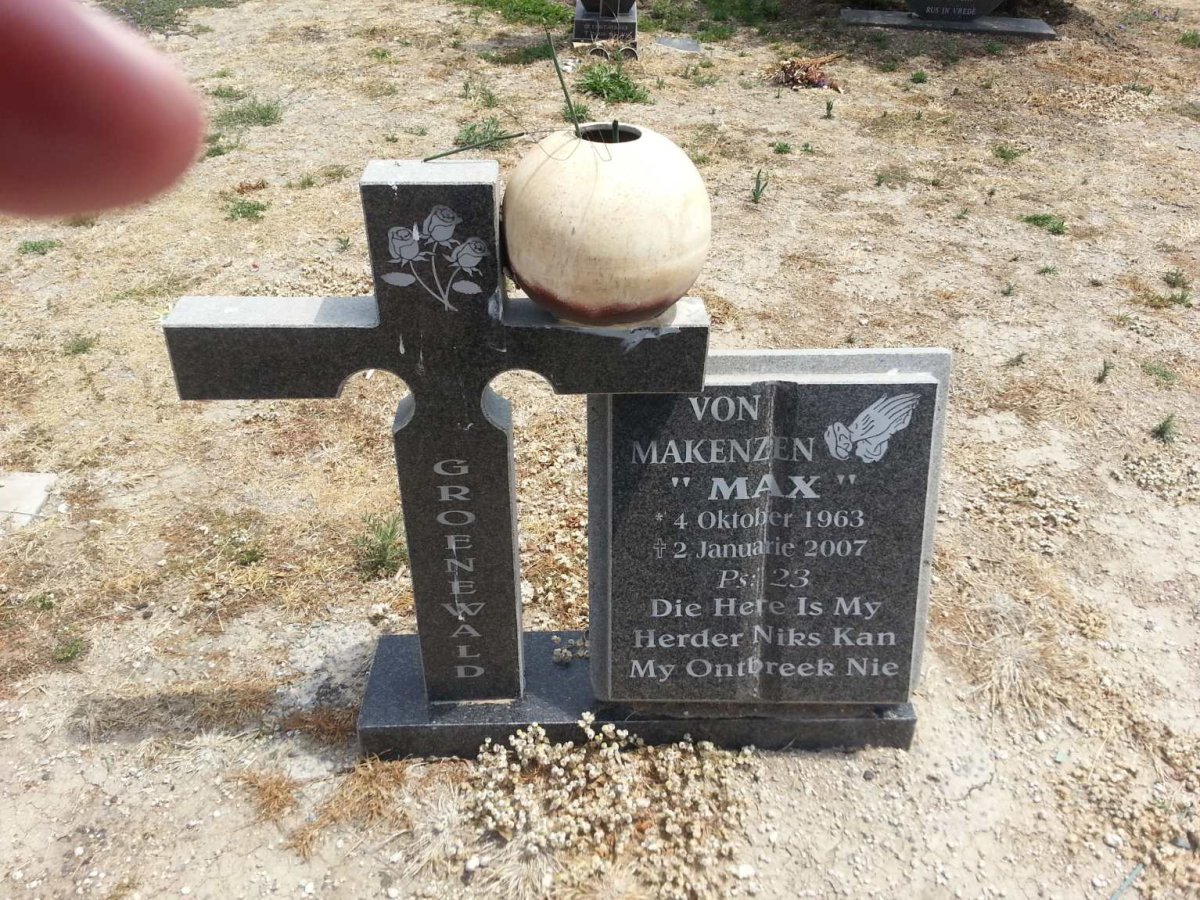 GROENEWALD Von Makenzen 1963-2007