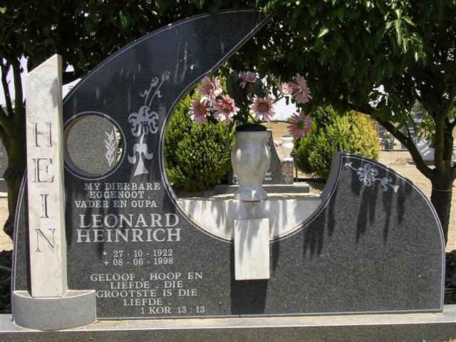 HEIN Leonard Heinrich 1922-1998