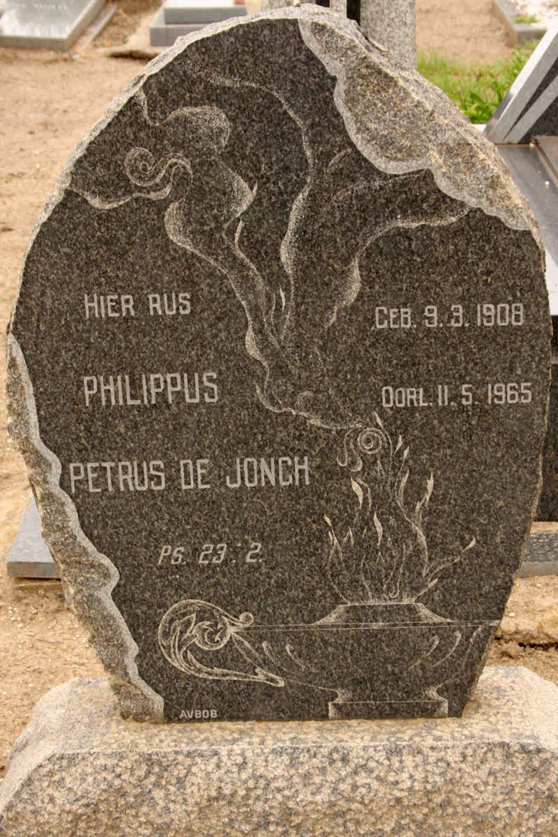 JONGH Philippus Petrus, de 1908-1965