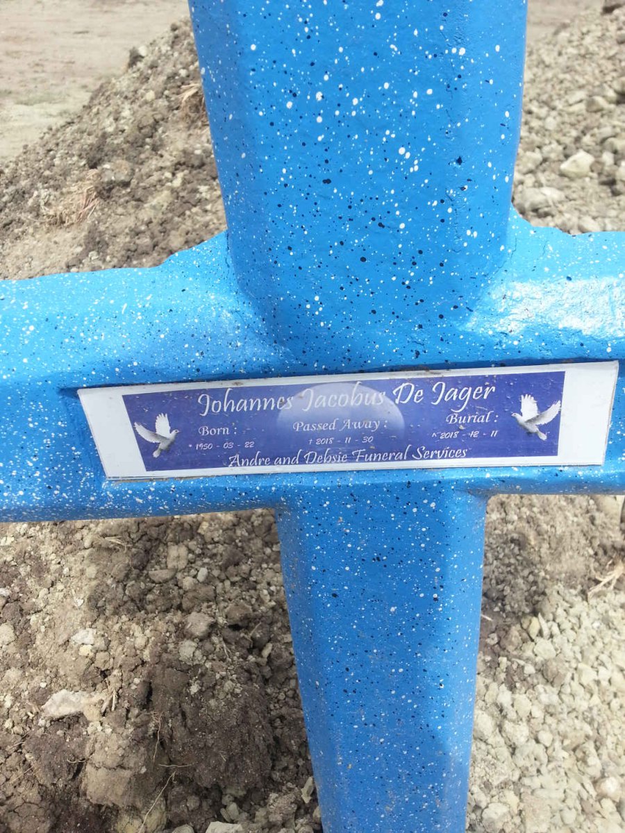 JAGER Johannes Jacobus, de 1950-2018