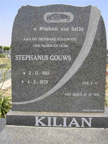 KILIAN Stephanus Gouws 1911-1979