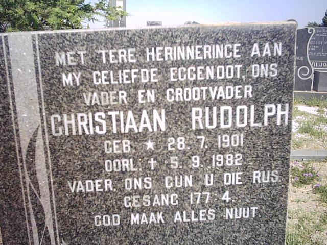 KRUGER Christiaan Rudolph 1901-1982