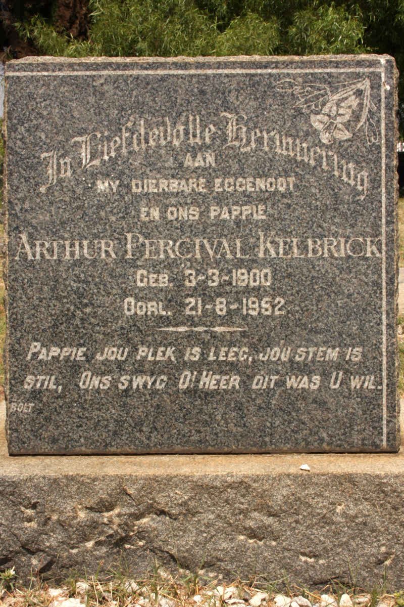 KELBRICK Arthur Percival 1900-1952