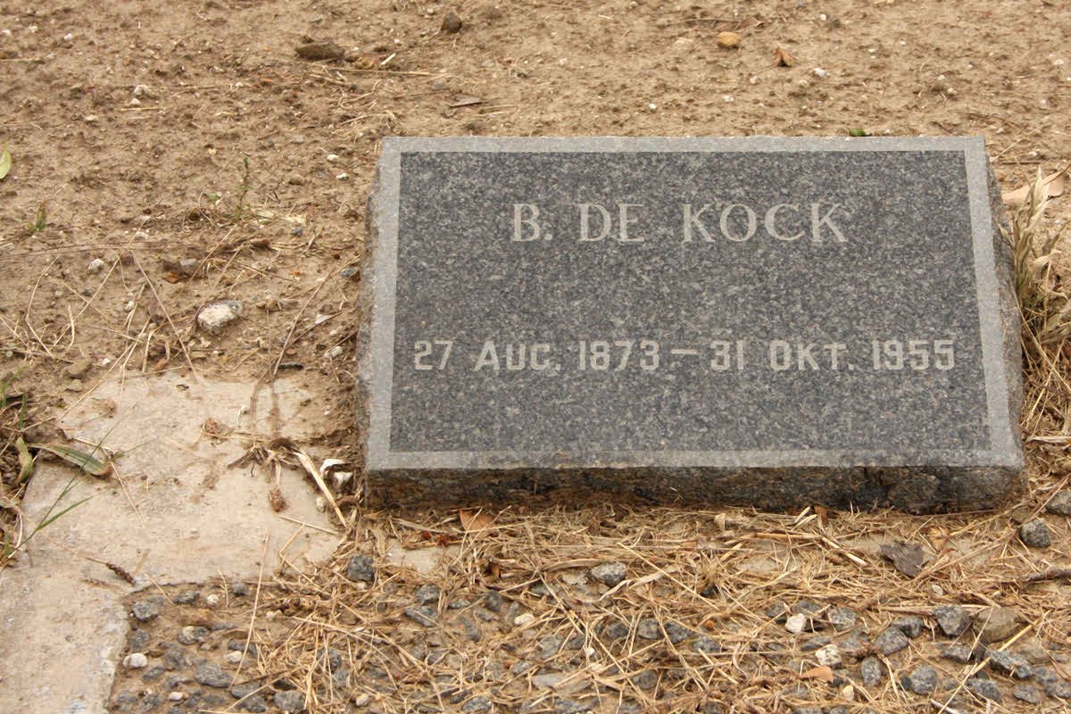 KOCK B., de 1873-1955
