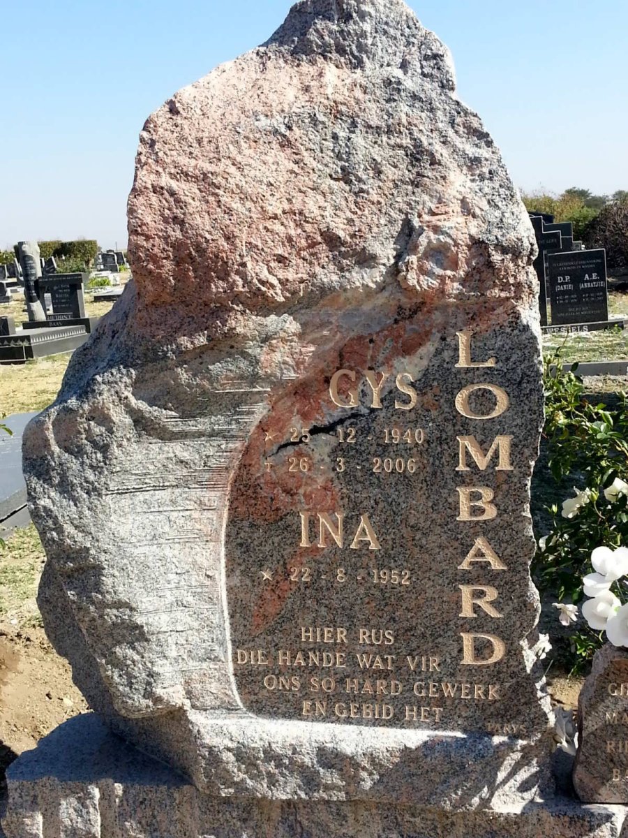 LOMBARD Gys 1940-2006 &amp; Ina 1952-