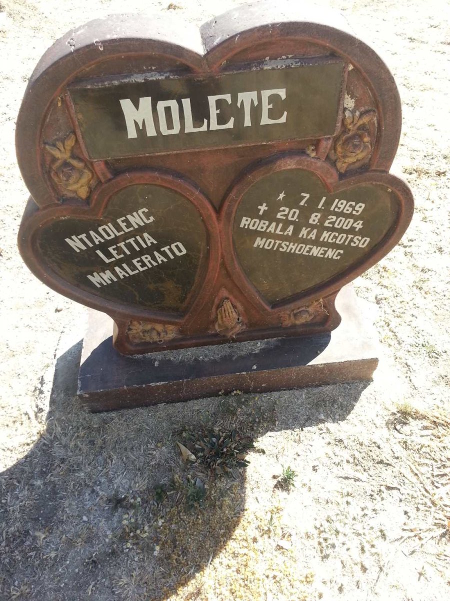 MOLETE Ntaoleng Lettia Mmalerato 1969-2004