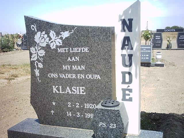 NAUDE Klasie 1920-199?