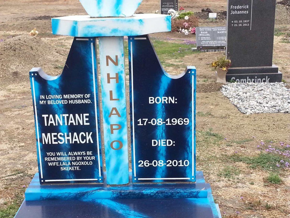 NHLAPO Tantane Meschak 1969-2010