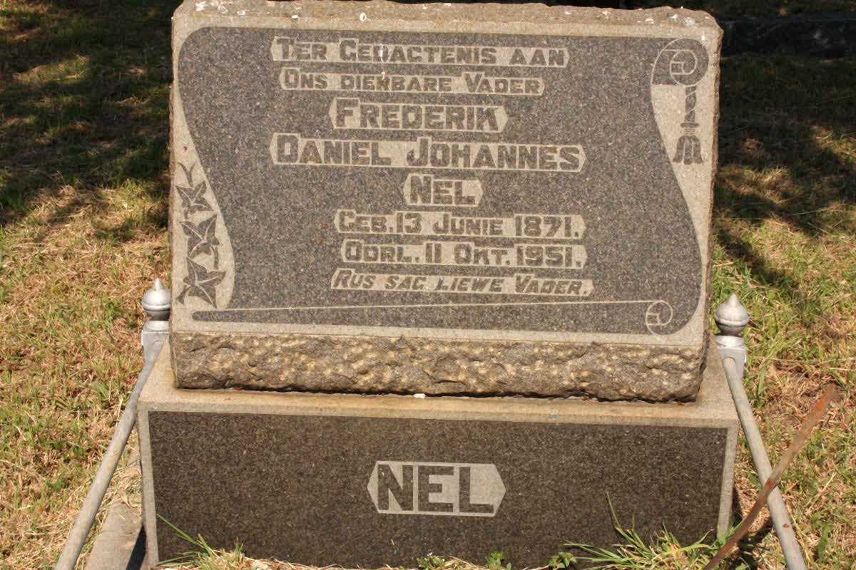 NEL Frederik Daniel Johannes 1871-1951
