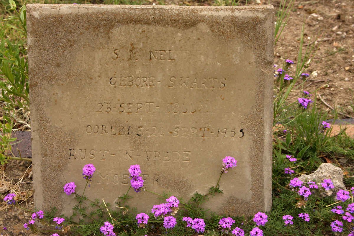NEL S.M. nee SWARTS 1866-1955