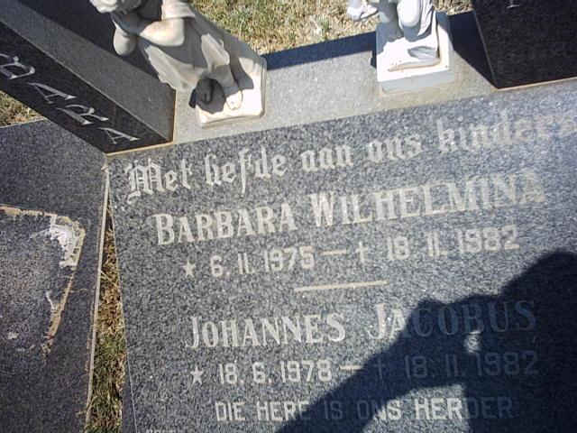 NEL Johannes Jacobus 1978-1982 :: NEL Barbara Wilhelmina 1975-1982