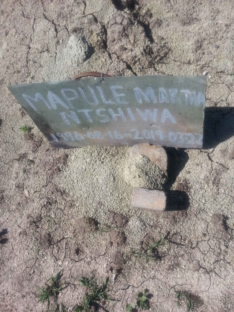 NTSHIWA Mapule Martha 1996-2019