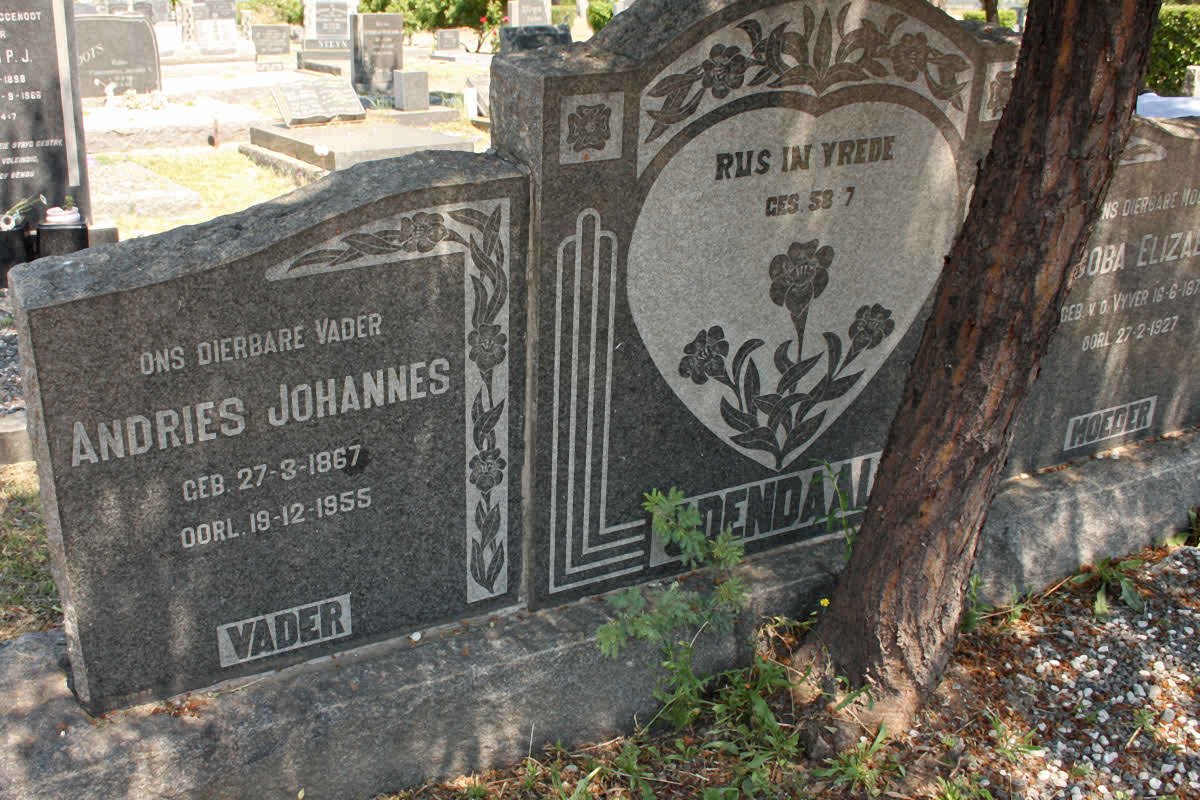 ODENDAAL Andries Johannes 1867-1955