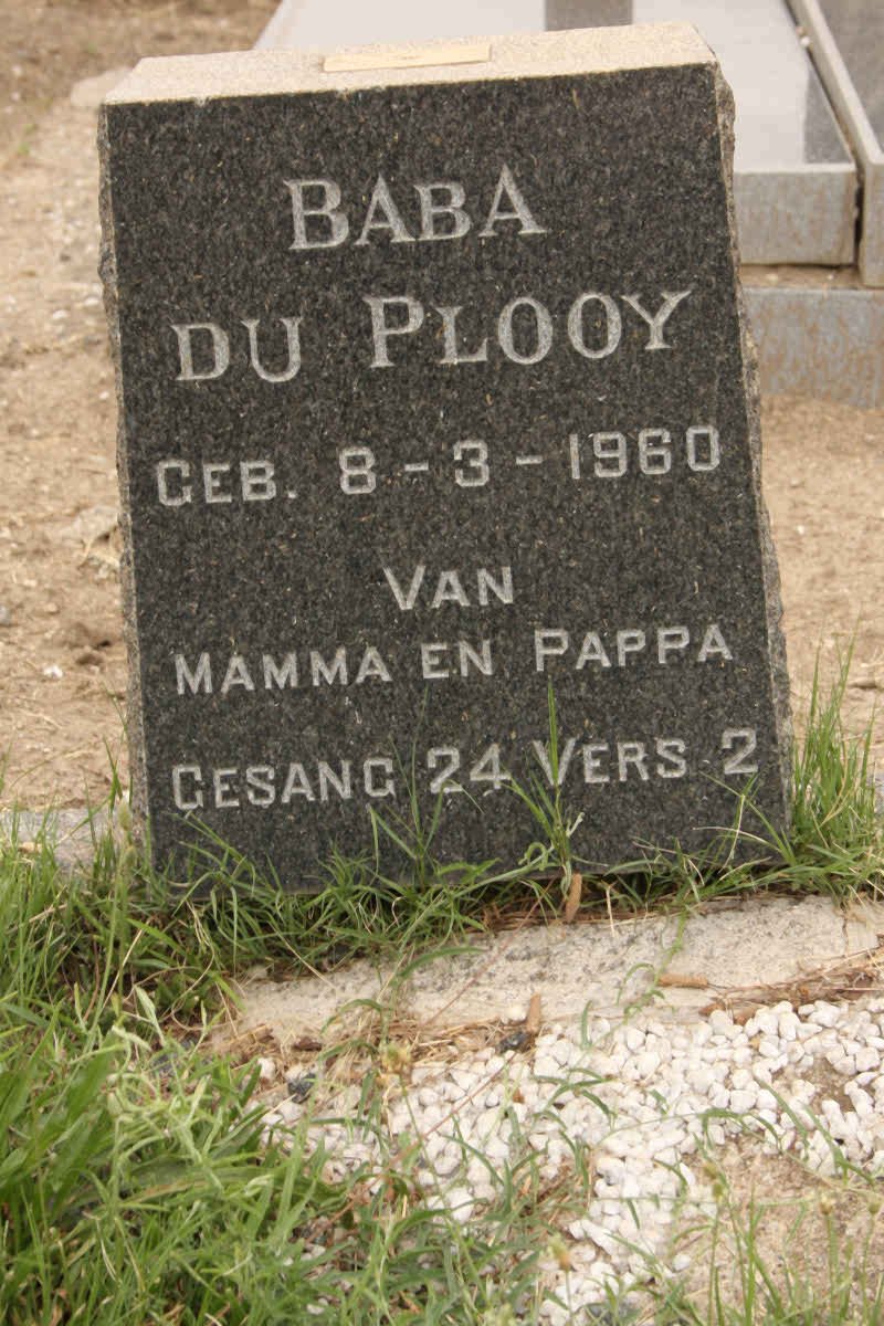 PLOOY Baba, du 1960-1960