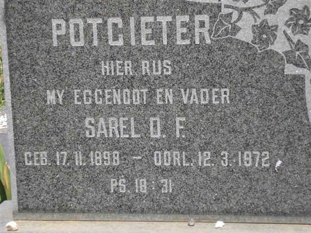 POTGIETER Sarel D.F. 1898-1972